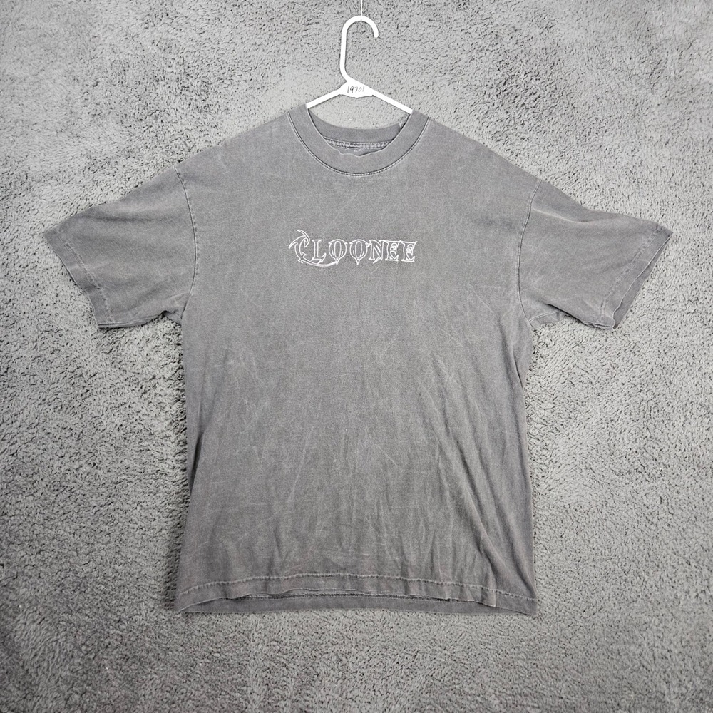 Cloonee Cold Blooded Fall/Winter Tour 22 Graphic T-Shirt Mens Large Faded Black